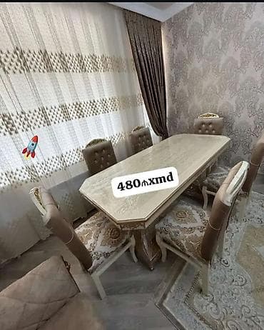 embawood stollar: Qonaq otağı üçün, 6 stul — 1