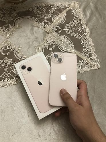 IPhone 13, Розовый, Face ID at lalafo.az IPhone 13, Розовый, Face ID