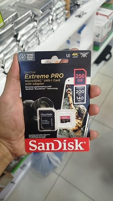 SanDisk Extreme PRO microSDXC UHS-I yaddaş kartı + adapter - Tutum