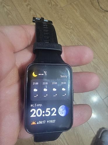 budilnik: Smart saat, Huawei, Sensor ekran, rəng - Qara — 5