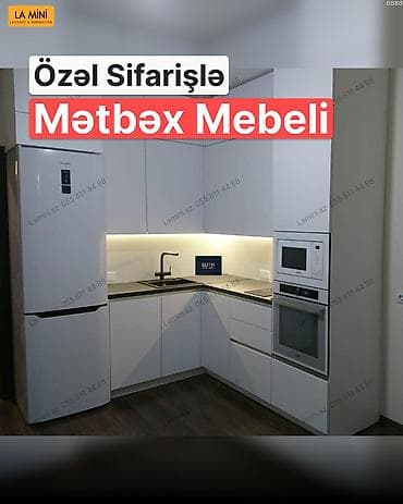 dekor soba: Özəl sifarişlə mətbəx mebeli – modern, minimal və funksional dizayn — 1