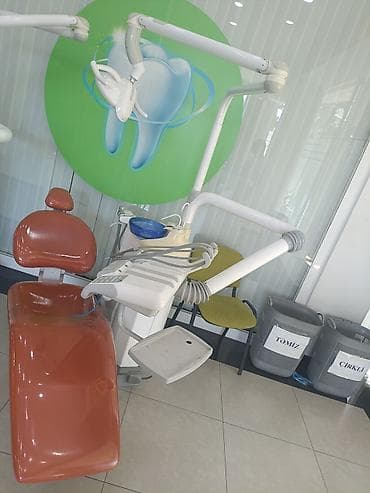 kreditle drel: Stomatoloji qurğu və kreslo komplekti - Turuncu rəngli, anatomik — 1