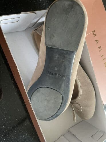 tangetka ayaqqabi: Baletkalar, Ölçü: 38, rəng - Bej, İşlənmiş — 3