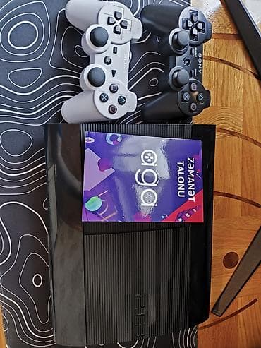 Sony PlayStation 3 Super Slim oyun konsolu Super Slim 500gb,2 pult və — 1