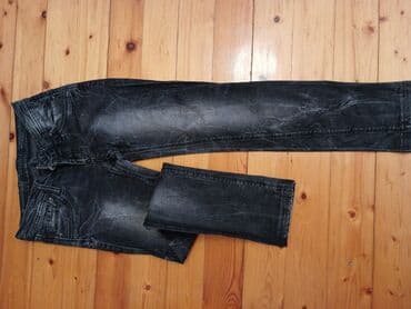 oversize şalvar: Джинсы, Zara, S (EU 36), цвет - Черный — 2