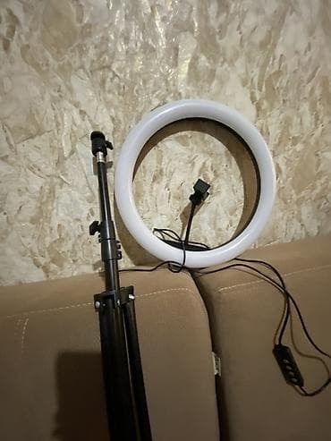 LED halqali işıq və tənzimlənən tripod seti - Diametrli LED halqa