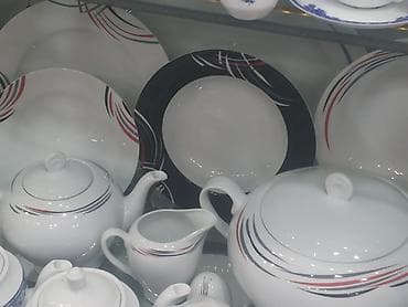 hamam kalonkasi: Nahar dəsti, rəng - Ağ, Farfor — 2