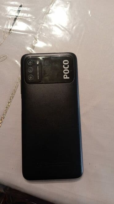 Çəngəllər: Poco M3, 128 GB, rəng - Qara, Barmaq izi — 4