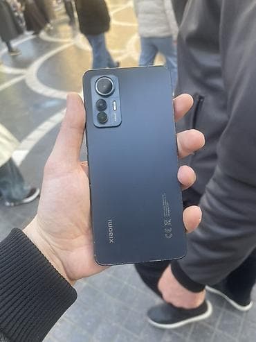 Xiaomi 12 Lite, 128 GB, rəng - Qara, 
 Qırıq, Barmaq izi, İki sim kartlı