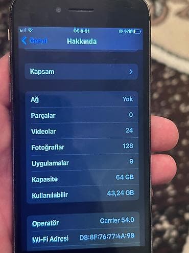 redmi 2 el telefon: IPhone X, 64 GB, Barmaq izi — 7