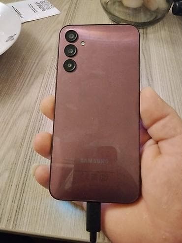 samsung tab e: Samsung Galaxy A24 4G, 128 GB, rəng - Bənövşəyi, Barmaq izi, İki sim kartlı, Face ID — 2