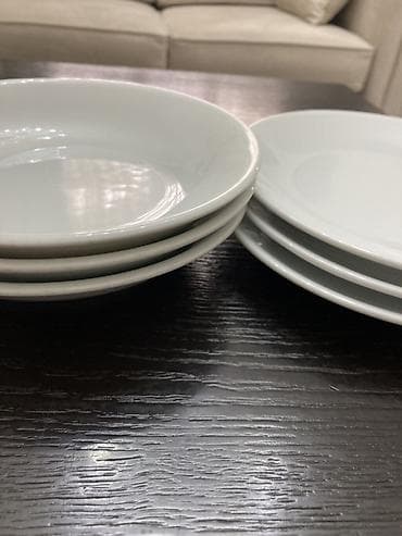 bostan yolu: Mətbəx qab-qacaq dəsti - Şüşə stəkanlar: 4 ədəd, şəffaf, silindrik — 2