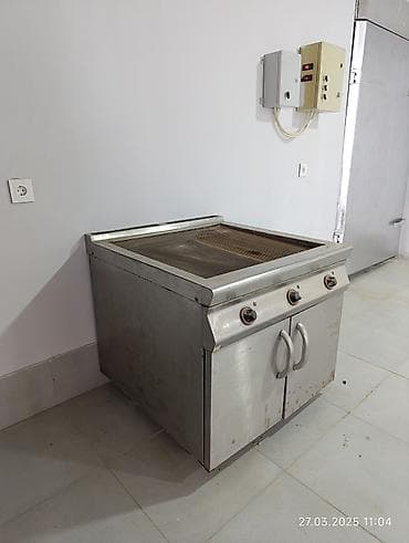 Оборудование для ресторанов, кафе: Sənaye tipli elektrik steyk planşa (flat top) – paslanmayan poladdan — 3