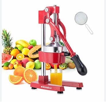 Meyvə Sıxan (manual pres) - Güclü qol mexanizmi ilə əl ilə işləyən