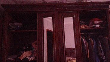 Mebel dəsti – 3 qapılı, güzgülü paltar dolabı - Material — 1