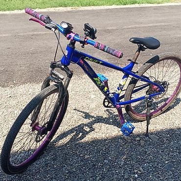 velo satış: Texniki xüsusiyyətlər: - Çərçivə: Möhkəm MTB tipli, mavi-bənövşəyi — 6