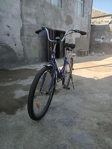 Şəhər velosipedləri: Stels Pilot 350 şəhər/komfort velosipedi - Rəng: mavi - Çərçivə — 3