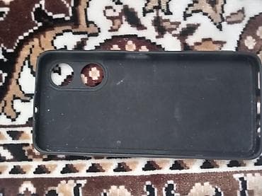 x96 mini: Qara rəngli telefon qabı - Material: elastik silikon/TPU tipli yumşaq — 1