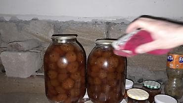 Ləpələr: Məhsul: Ev üsulu “encir mürəbbəsi” (iri bankalarda) Təsvir: - Şəkildə — 2