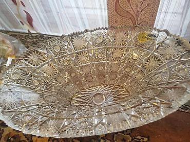 Termoqablar: Bohemia kristal dəst Temiz xrustaldi tomdu 3 - 4 defe istifade olunub — 5