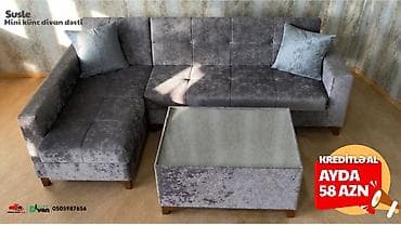puflar: Künc divan, Yeni, Açılan, Bazalı, Parça, Şəhərdaxili pulsuz çatdırılma — 4