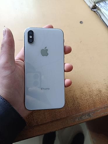 iphone 16 pro max satilir: IPhone X, Gümüşü, Face ID — 2