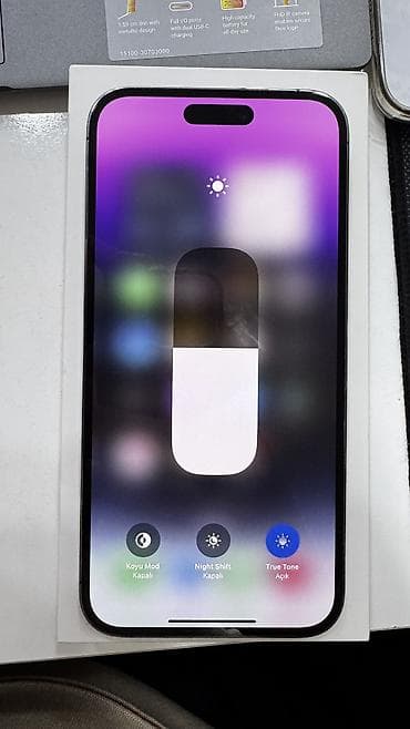telefon iphone 13: IPhone 14 Pro Max, 128 GB, Deep Purple, Zəmanət, Simsiz şarj, Face ID — 3
