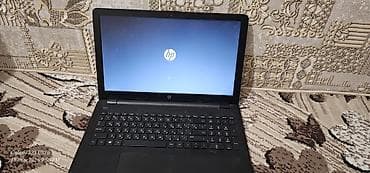 ikinci el pc: HP noutbuk - Korpus: mat qara örtük, HP loqolu. - Ekran: təxmini — 5