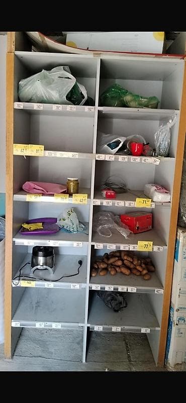 Mağaza rəfi – çoxbölməli vitrin dolabı - Tip: Açıq vitrin tipli