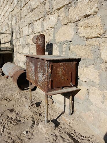 Товары для шашлыка: Qalın dəmirdən olan soba (pec) 6 metirlik yüzdük turba (demaxod) — 3