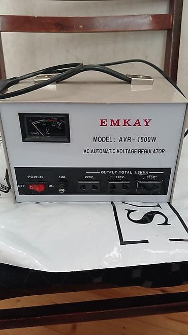 İşlənmiş, Ev üçün, 1 faza, Gərginliy stabilizatoru, 220 V, Kredit yoxdur — 1
