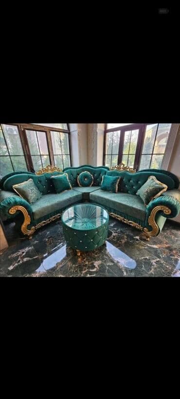 mətbəx ucun divan: Künc divan, Yeni, Açılan, Bazalı, Parça, Pulsuz çatdırılma — 4