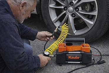 Kzubr KAC-12V hava kompressoru - 12V güclə işləyən, avtomobilin — 1