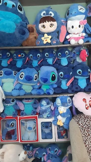 3 d qələm: Mavi Stitch mövzusunda yumşaq oyuncaqlar kolleksiyası - Müxtəlif ölçü — 1