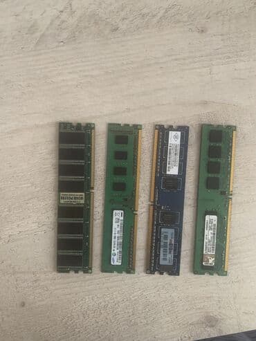 ram qiymeti: Operativ yaddaş (RAM) < 1 GB, < 1333 Mhz, DDR3, PC üçün, İşlənmiş — 2