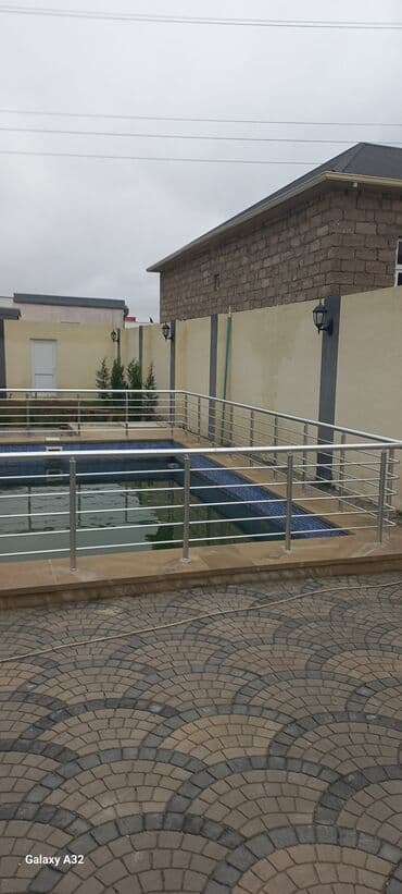 hovuz temizliyi: Alminum məhəccər hovuz kənarı 48 azn dən başlayan qiymətlərlə - — 2