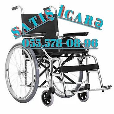 Əlil arabası – satış və icarə üçün - Mexaniki tip, arxa böyük