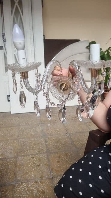 Çılçıraq, 2 lampa, Xrustal lalafo.az -da Çılçıraq, 2 lampa, Xrustal