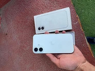 IPhone 16, 128 GB, Ağ, Face ID