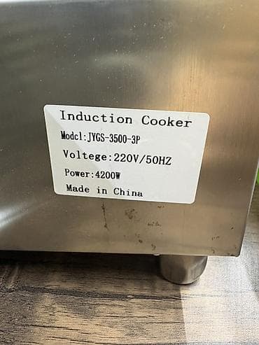 metbex eşyalari: İnduksiya sobası Stolüstü, 1 gözlü, Yeni — 4