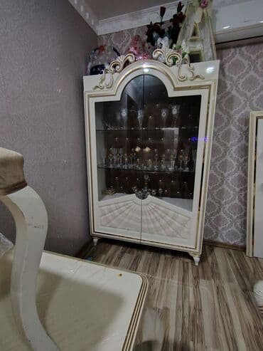 boz metbex mebelleri: Açılan, 2 qapılı Düz dolab, Servant — 3