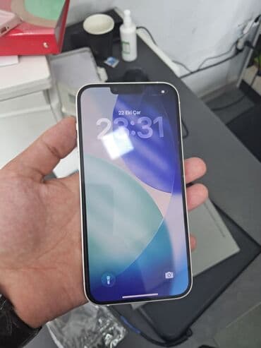 iphone 14 256 gb qiymeti: IPhone 14, Ağ, Face ID — 8