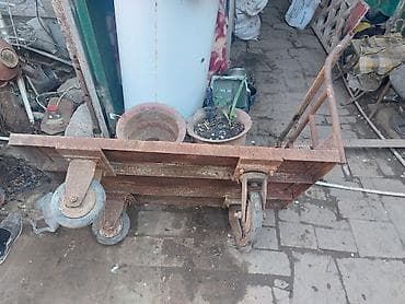 maşın araba: Metal yük daşıma arabası (sənaye tipli) - Tamamilə metal — 6