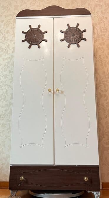 офисная мебель: Oğlan və qız üçün, Yeni, 2 təknəfərlik çarpayı, Dolab — 1