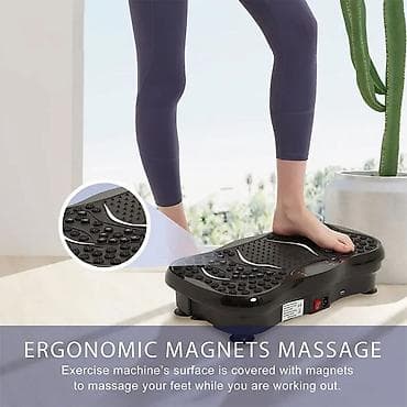 ems trainer: Vibrasiya Plitəsi – maqnitli masaj səthli fitnes trenajoru -150kq — 2