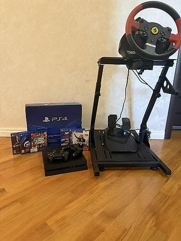 ps3 ps4: PlayStation 4 oyun seti + yarış simulyatoru komplekti - PS4 konsolu — 1