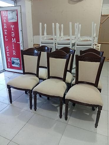 taxta besedkalar: Qonaq otağı üçün, Qatlanmayan, rəng - Bej Stul — 2