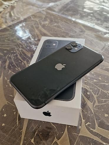 IPhone 11, 64 GB, Qara, Face ID lalafo.az -da IPhone 11, 64 GB, Qara, Face ID