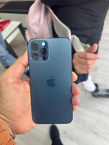 iwlenmiw noutbuklar satisi: IPhone 12 Pro Max, 512 GB, Pacific Blue, Face ID — 2