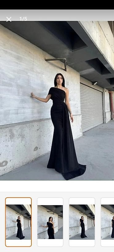 Qadınlar üçün zərif gecə/libas - Model: Uzun, beldən yığma, balıq